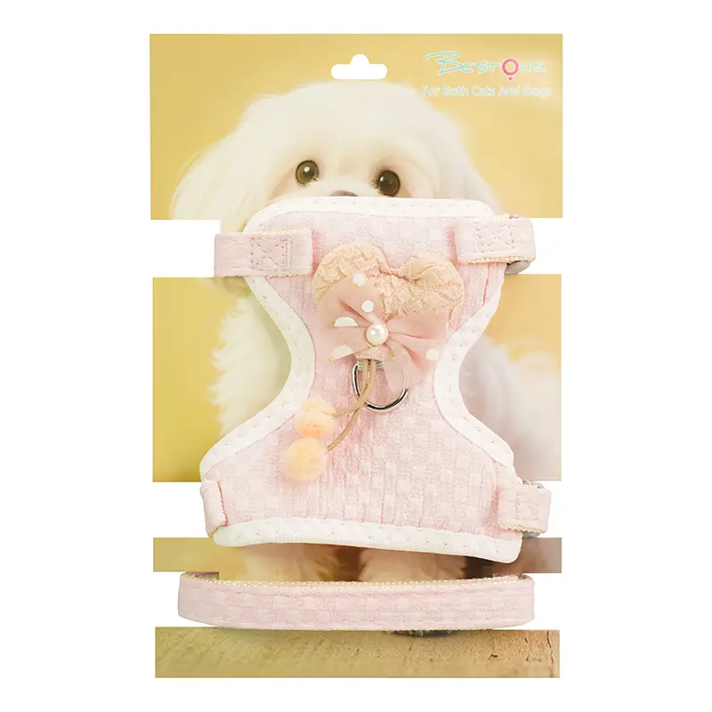 Custom Butterfly Bow Pet Harness and Leash Set – Nylon Manufacturer, Exporter