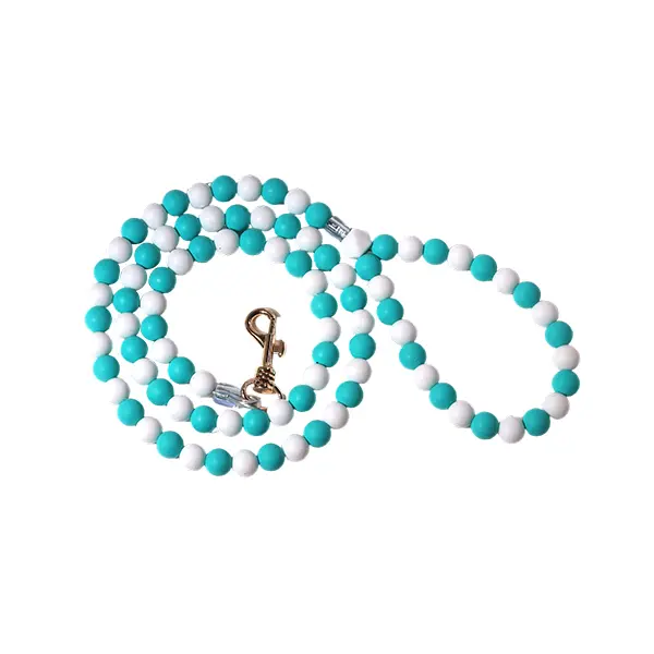 Wholesale Customizable Silicone Beaded Dog Leash – Multi-Color Options – OEM Available