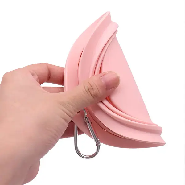 Wholesale Earth-Shaped Silicone Foldable Pet Bowl – 13×14cm – Purple / Pink / Blue – Wholesale & OEM Available Exporter, Exporters