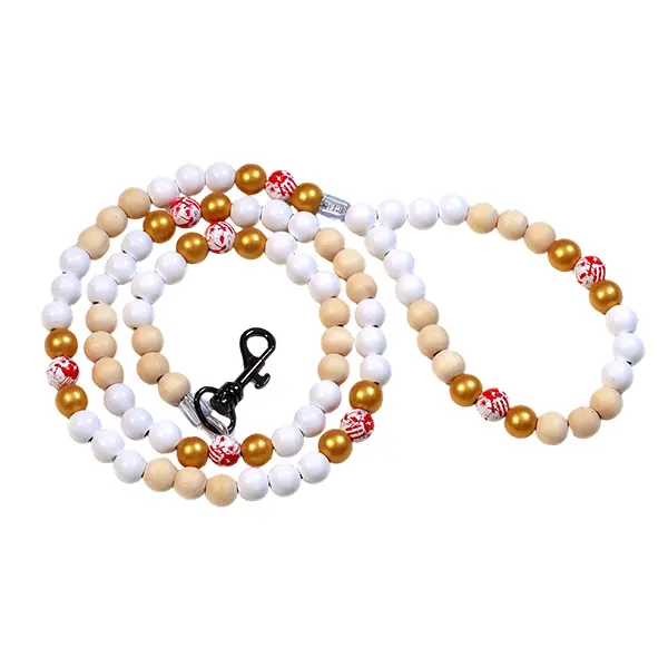 Wholesale Halloween Dog Leash – Wooden Beads – Custom Designs Available