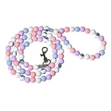 Easter Wooden Beaded Dog Leash