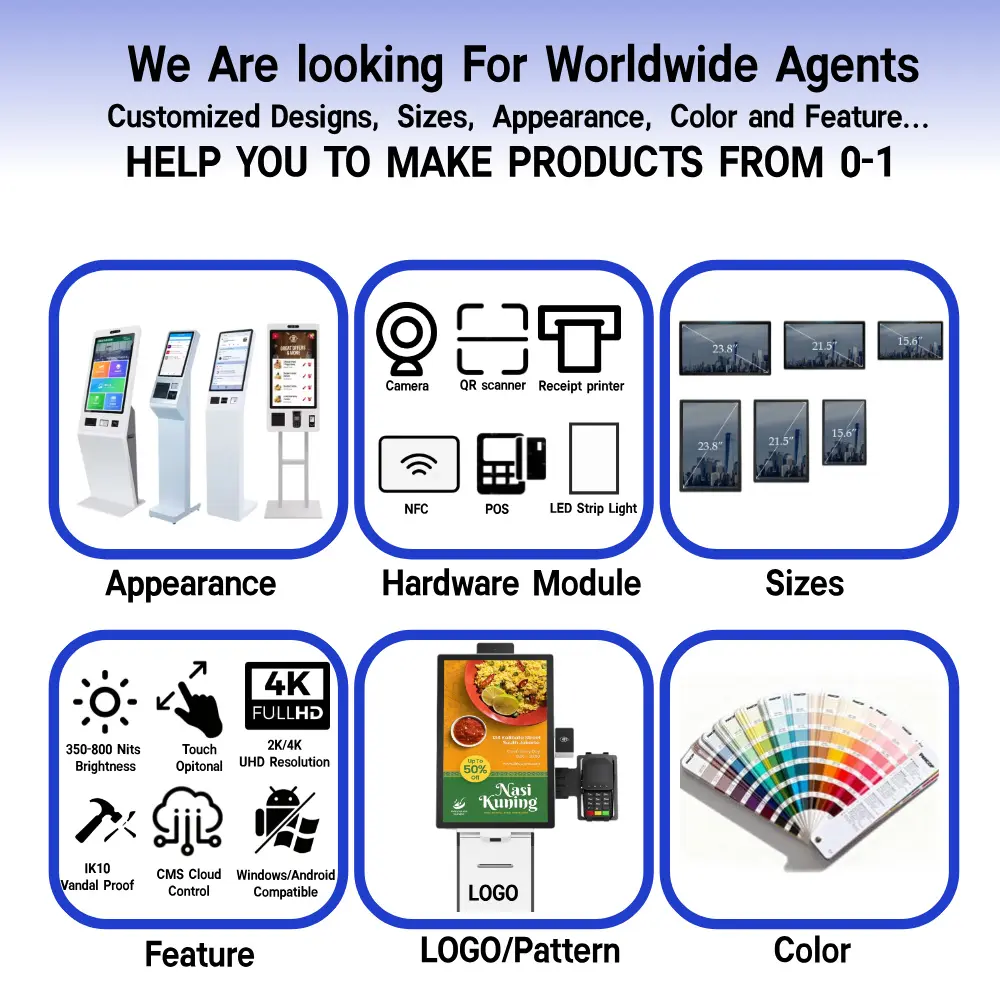 Wholesale Floor-Standing Self-Order Kiosk Suppliers, Factories