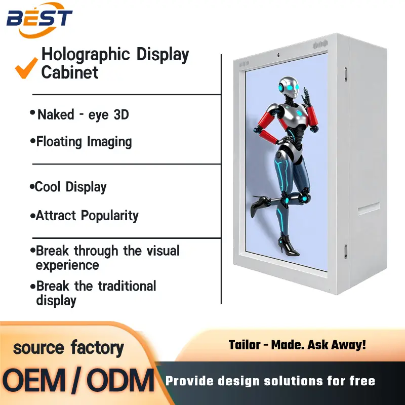 OEM LCD Transparent Display Cabinet Supplier, Factory