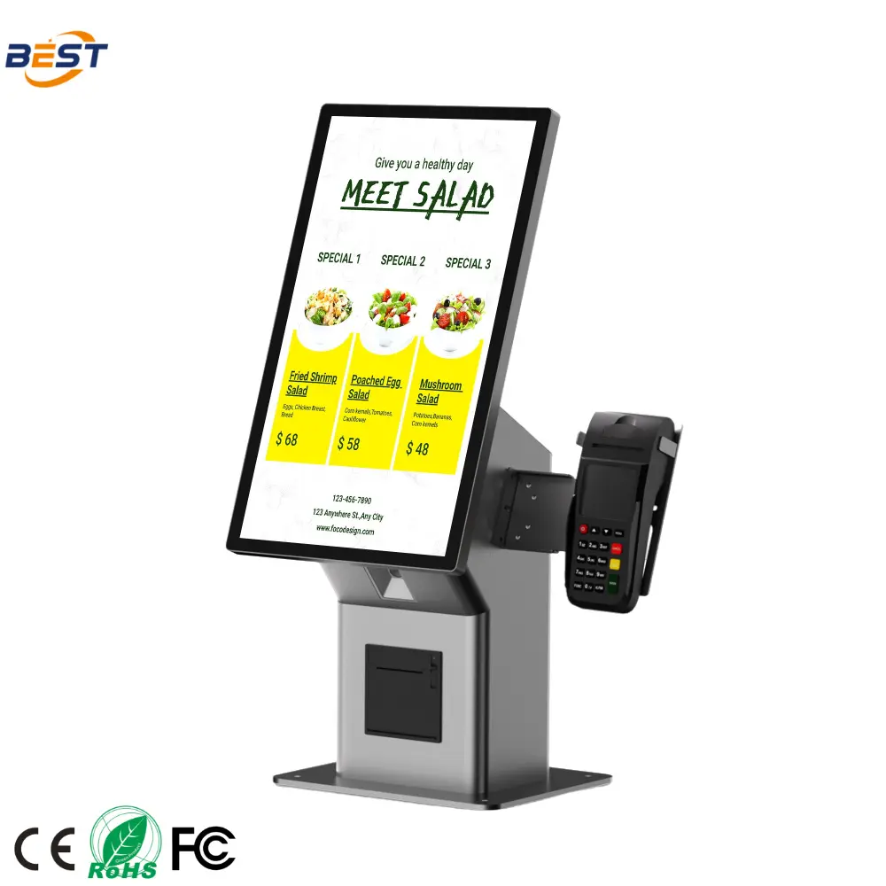 China Desktop Self-Service Ordering Kiosk Supplier, Factory