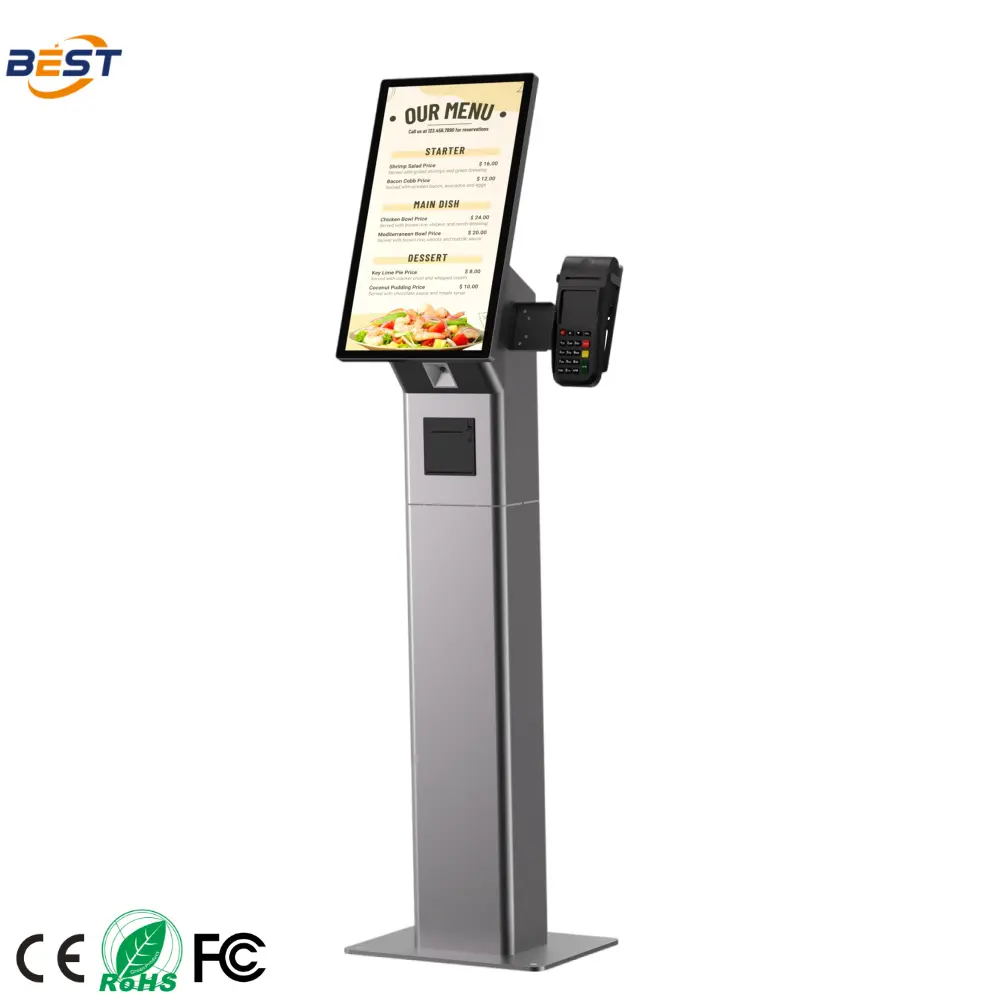 OEM Floor-Standing Self-Service Ordering Kiosk Supplier, Factory