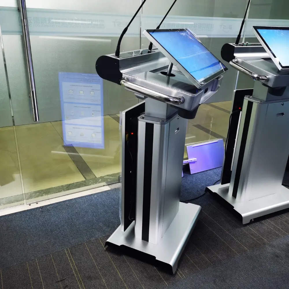 OEM Digital Podium With Screen Supplier, Suppliers