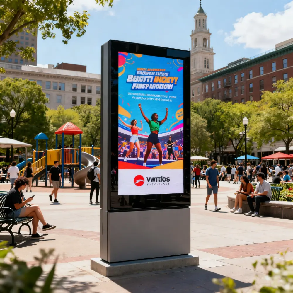 OEM Outdoor Floor Mounted Pedestal Digital Kiosk with Touch Screen Suppliers, Factory