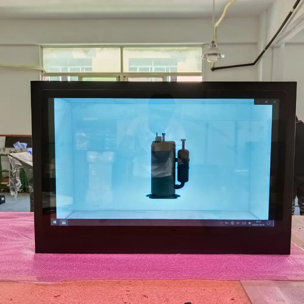OEM LCD Transparent Showcase Factories, Factory