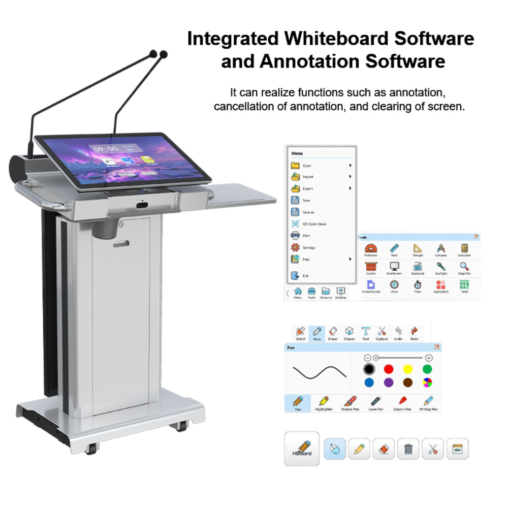 Enhanced Interaction with Integrated Whiteboard Software