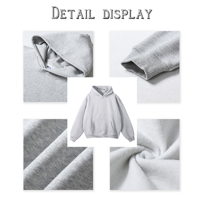 Custom Men's Hoodies Tracksuit Print Logo 100% Cotton Oversized Plus Size Unisex Pullover Hoodies Sweatshirt For Men