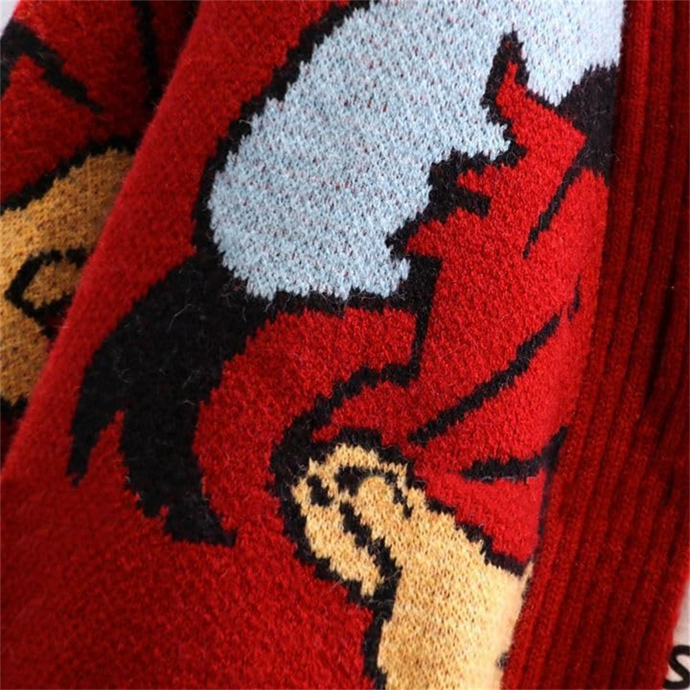 Custom Oem &amp; Odm Sweater Women Jacquard Pattern Knitwear Ladies Knitted Girls Knit Top Winter Cardigan Women Sweater
