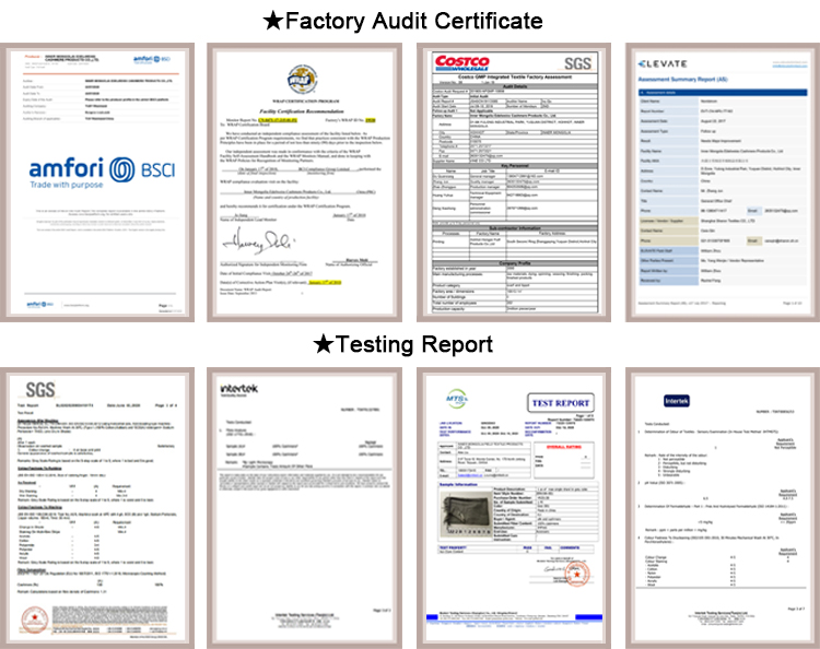 Testing Report and Certificate