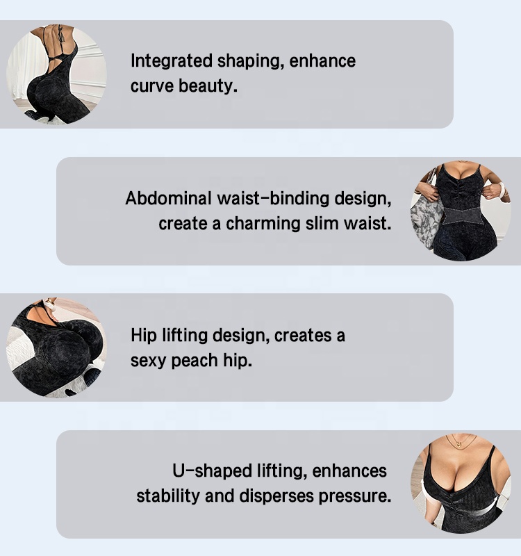 YNSEA Cross-border Seamless Lightweight Four-Way Stretch Halter Hollow-Out Yoga Fitness JumpSuit With Full Length And V-neck