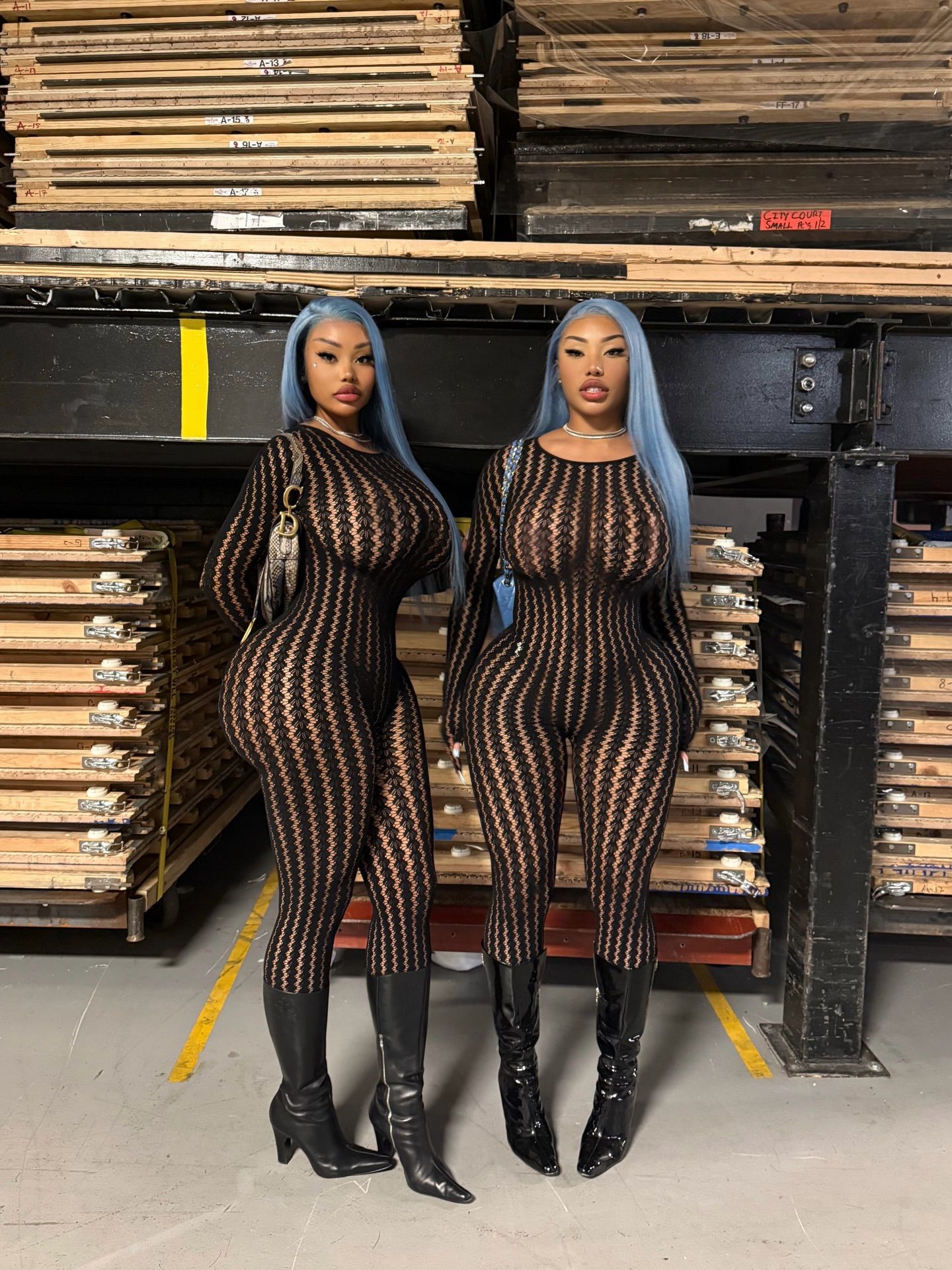 FF1470 Slim Fit Summer Sexy One-piece Stockings See-through Tight Body Suit Temptation Striped Mesh Jumpsuit Stretch Party Club