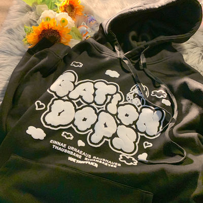 Customized 3D Embroidered Hoodies Wholesale Winter Hoodies For Blank Sweatshirts Chenille Embroidered Couple's Hoodies