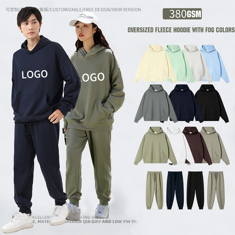 Manufacturer Custom French Terry Blank Hoodie Unisex 380gsm 400 450 500 Gsm 100% Cotton Oversized Heavyweight 14 Oz Hoodies Men
