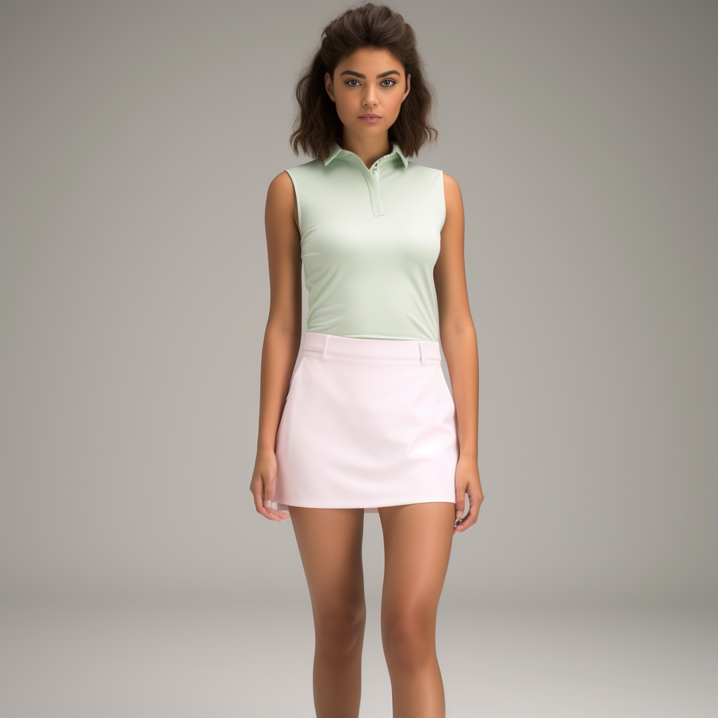 OEM ODM Custom Sublimation Golf Wear Active Wear Natural Activewear Bodysuit Tennis Skirts Women Fashions Athletic Golf Skort