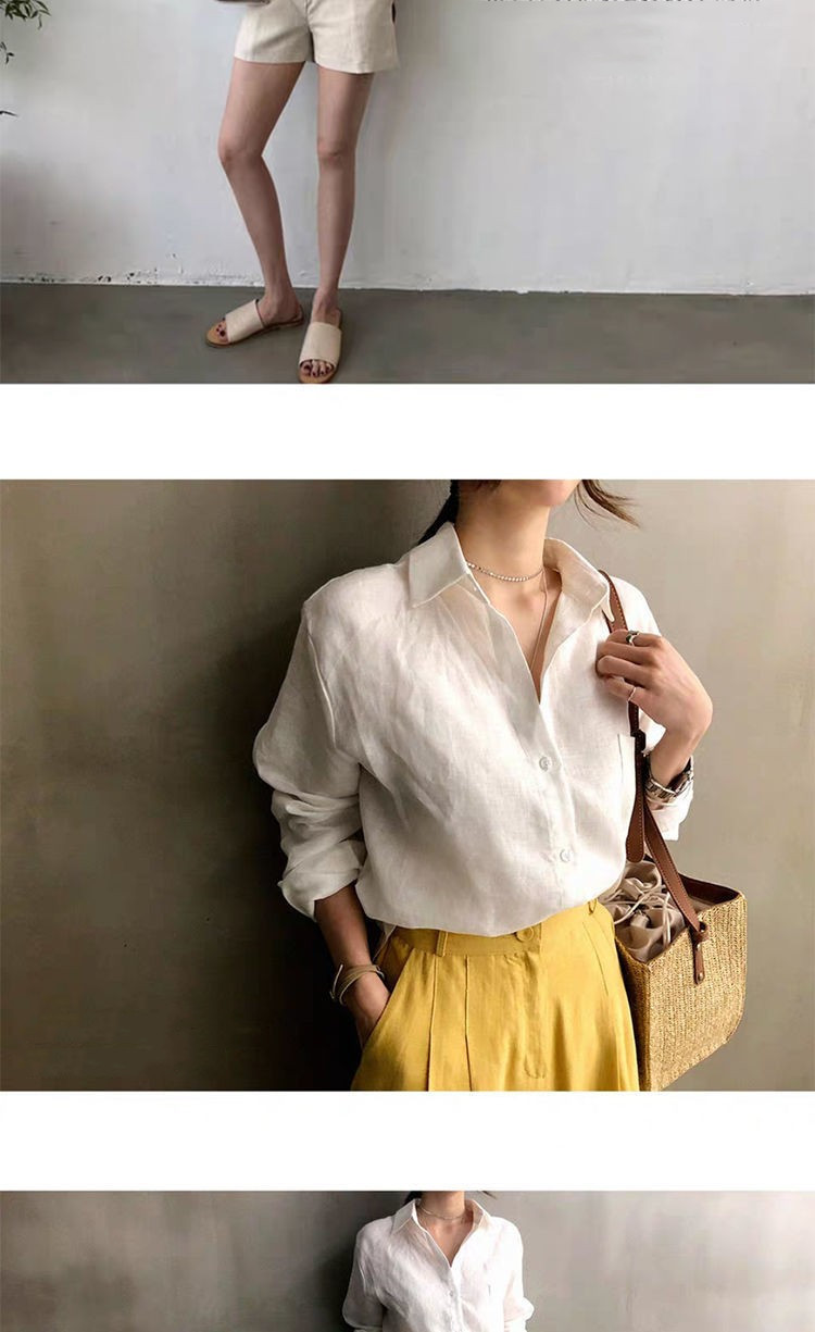 Linen Women Shirt View 4