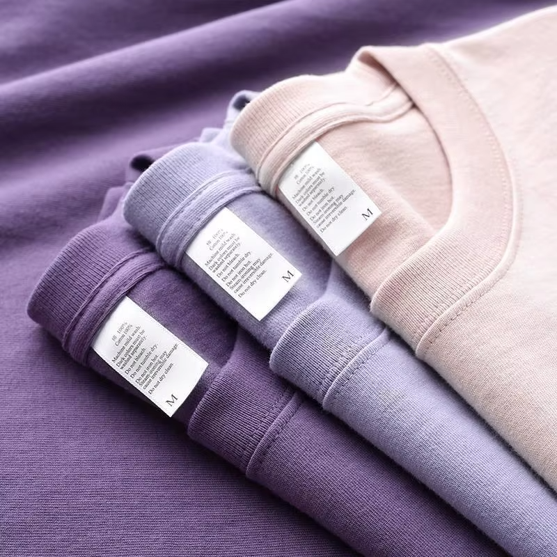 Blank 100% Cotton O-Neck Plain T Shirt For Men Customize Print LOGO Wholesale Custom T Shirt