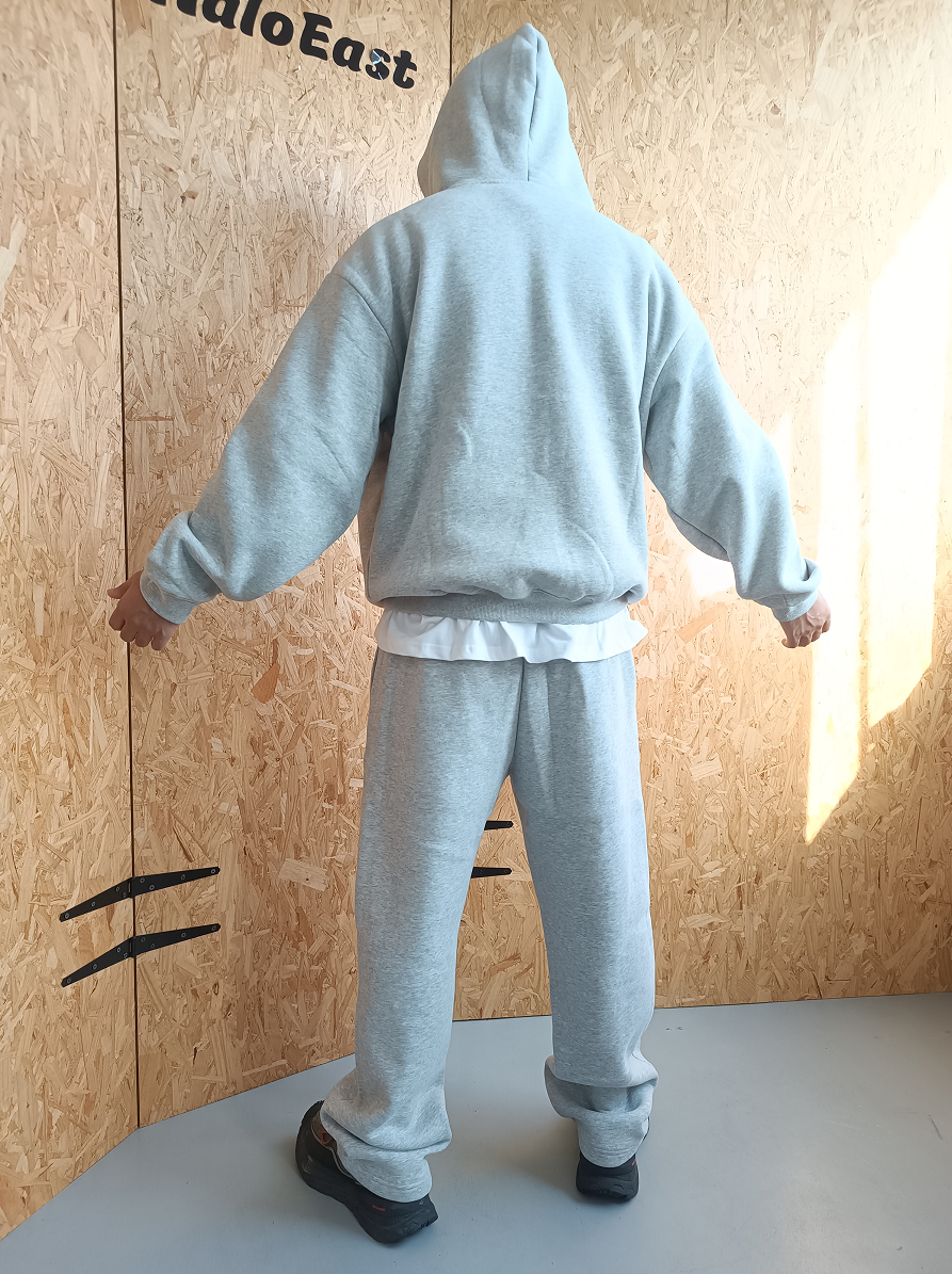 Drop Shoulder Sweatshirts 360gsm to 600gsm Custom Screen Print Boxy Fit Hoodie 3D Embroidery Towel Embroidery MOQ 1pc