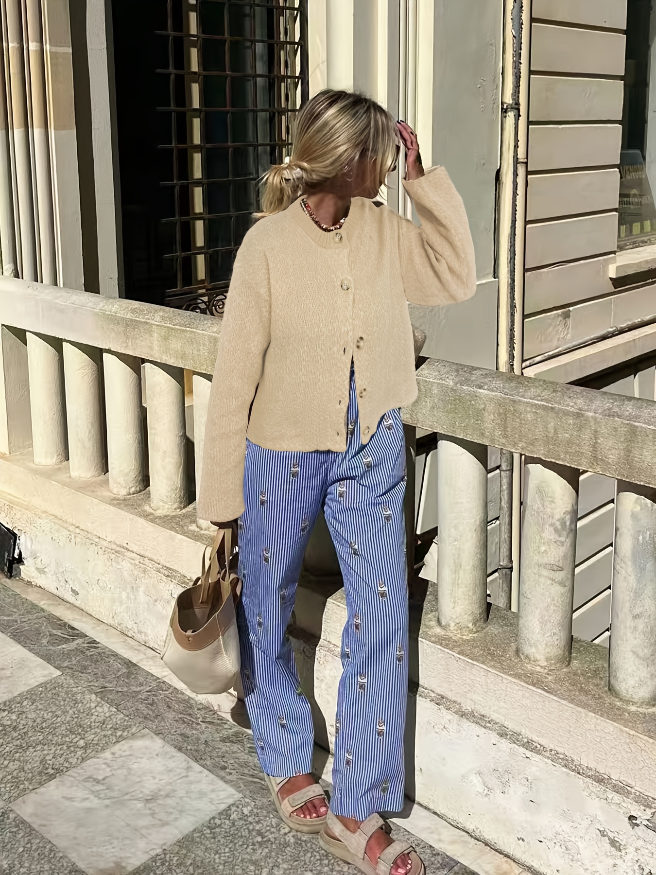 High-End Fuzzy Texture Cardigan for Daily Wear and Street Fashion Premium Soft Warm Button Up Knitted Outwear Jacket Top