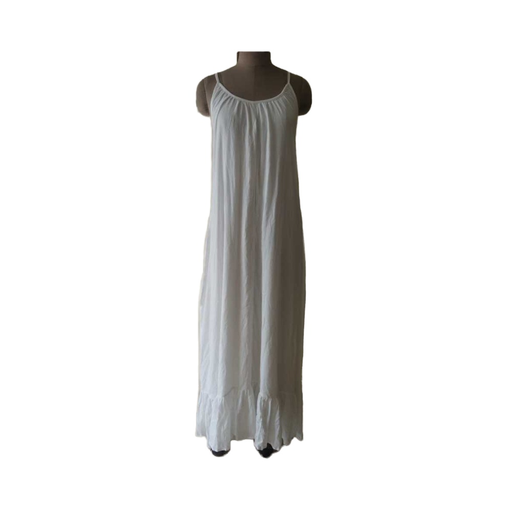 Womens White Maxi Dress Slip Maxi Dress