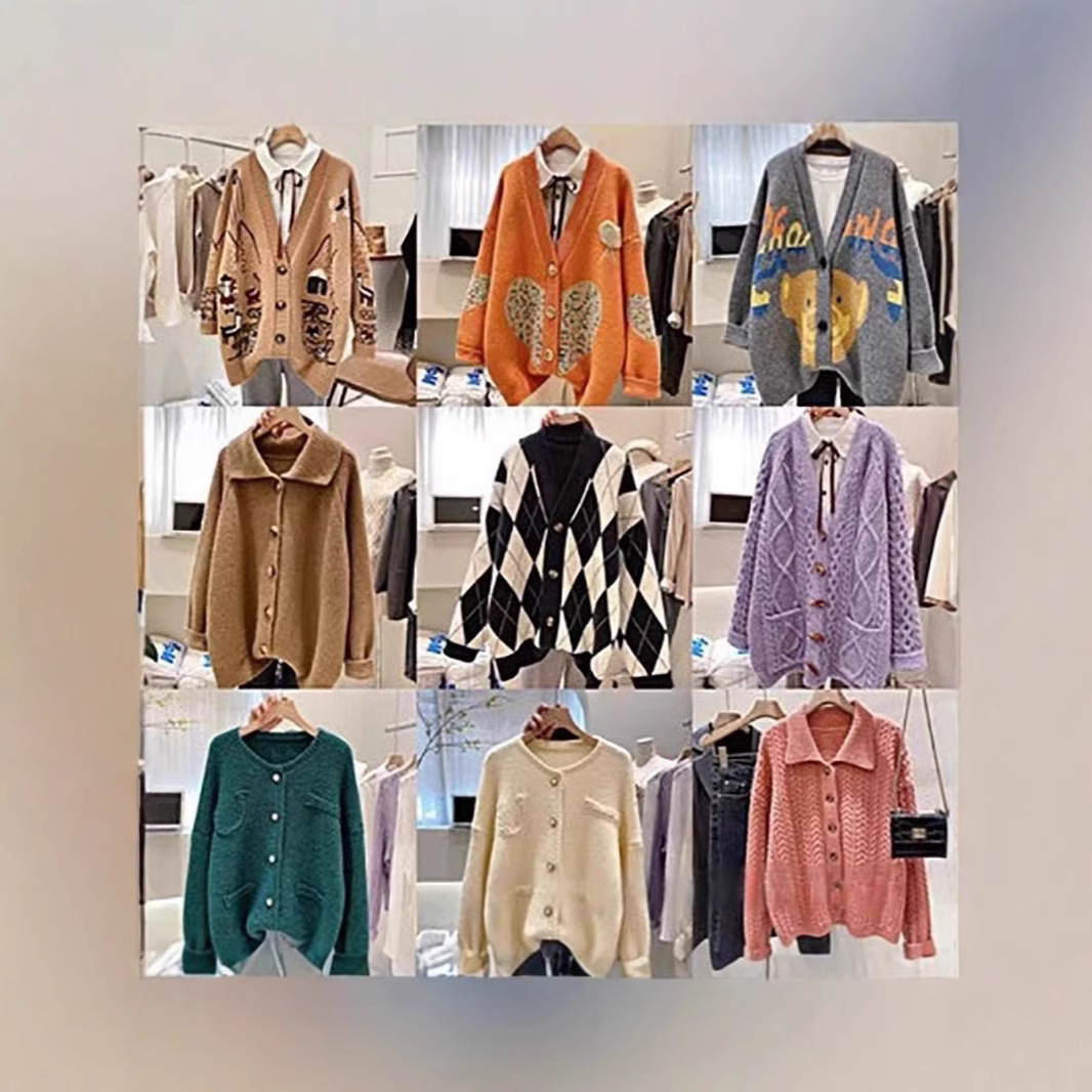 Women's Knitted Mohair Wool Liner Halter Lace Sweater Cardigan Coat Spring Autumn 2025 New Fashion Versatile Long Sleeve