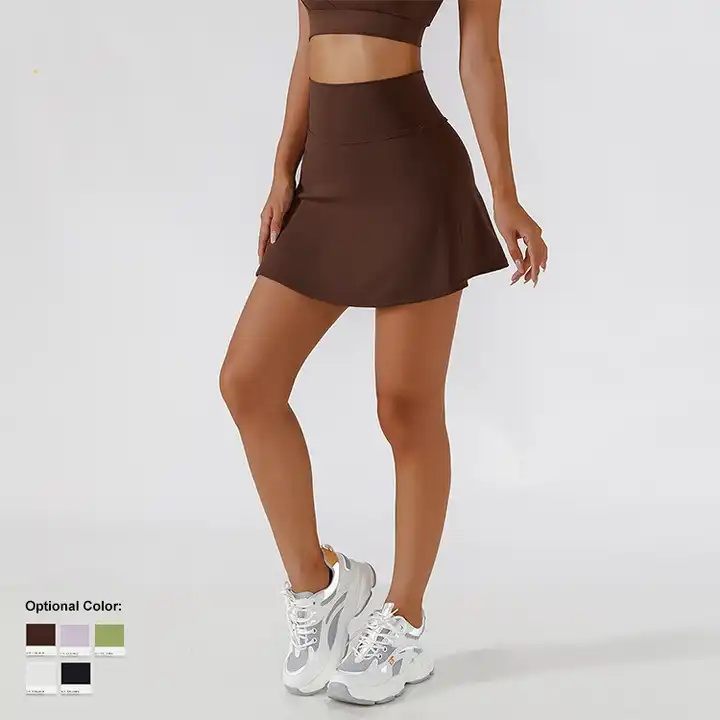 Skort Black Active Skirt Tennis Skirt