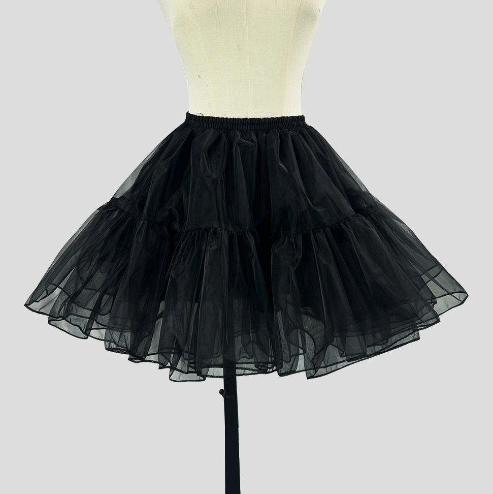 Cosplay Boneless Petticoat Soft Mesh Underskirt for Lolita Dress