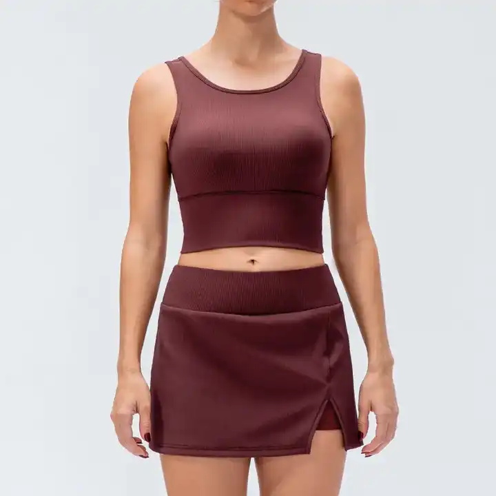 Skort Black Active Skirt Tennis Skirt