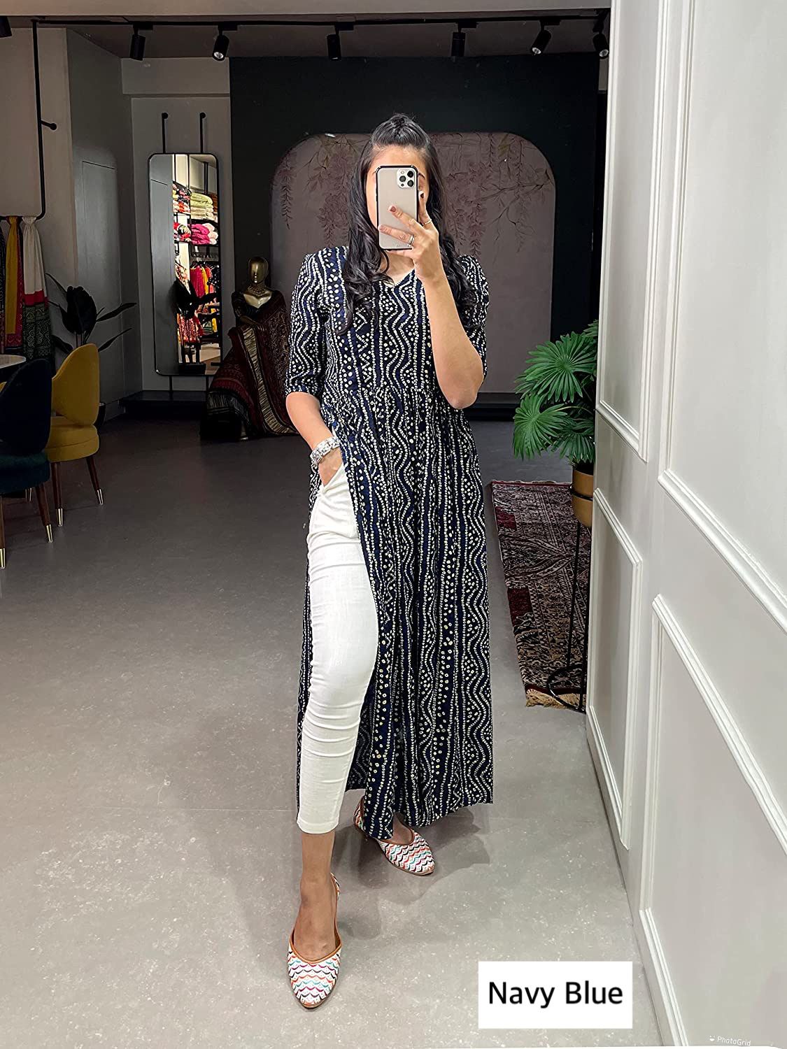 Bandhej Kurtis