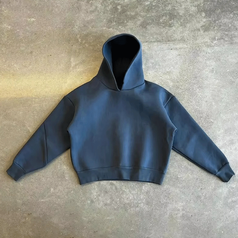 High Quality 600 Gsm Blank Hoodie Streetwear Heavyweight Fleece Cotton Cropped Sweatpants and Hoodie Set Tracksuit Men