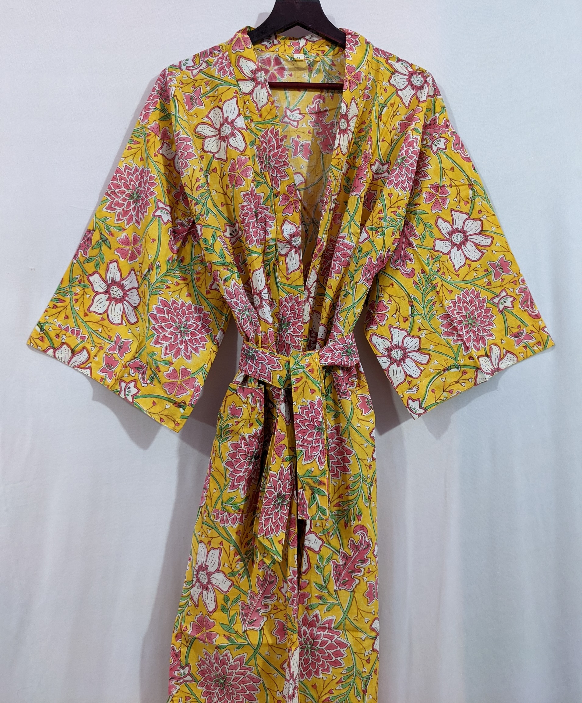Boho Streetwear Long Sleeve Maxi Dress with Natural Waistline Floral Print Design