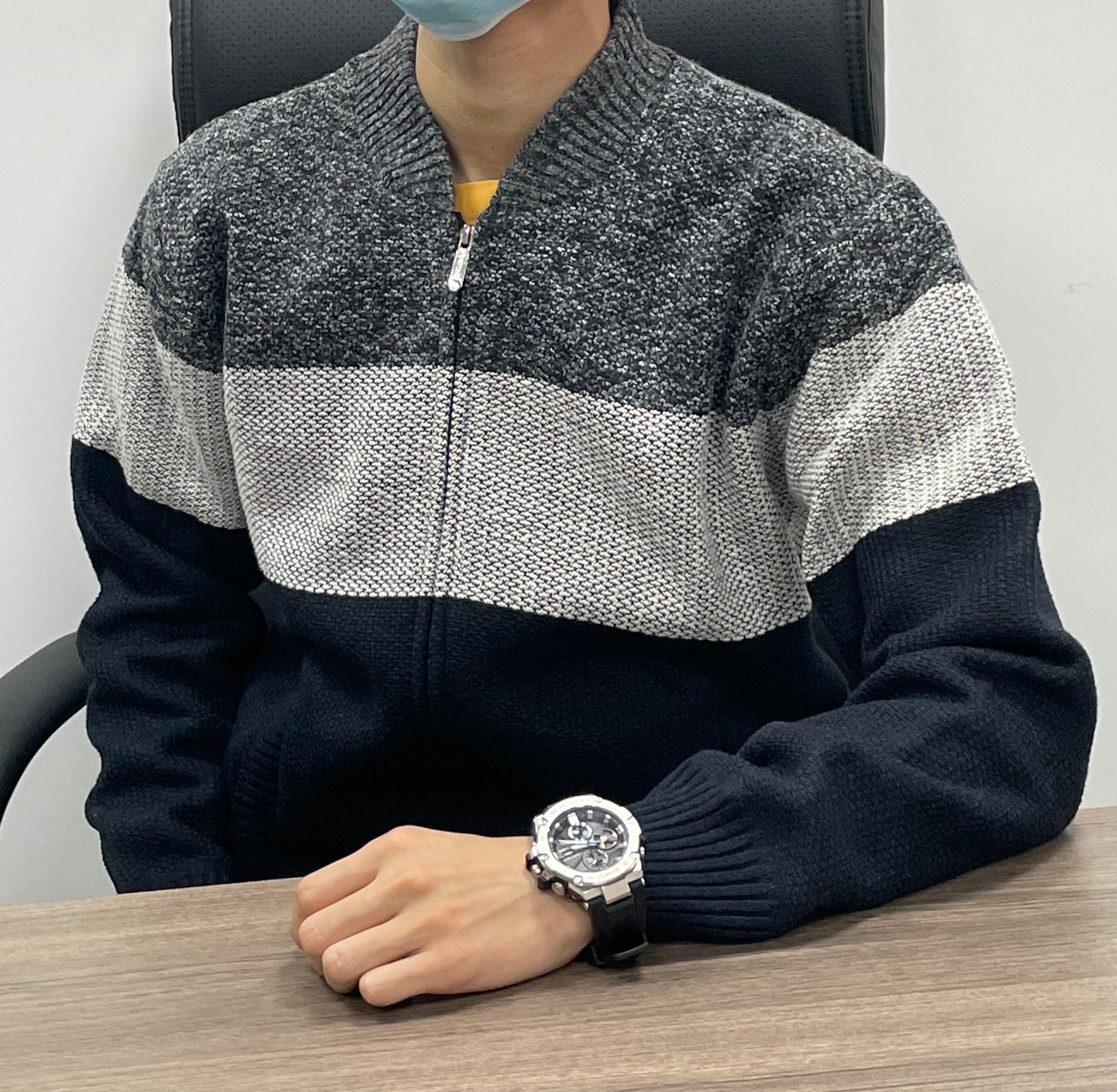 High Quality Cardigan Wholesale Korean Version of Loose Trend Youth Color Sweater Cardigan Winter Cardigan