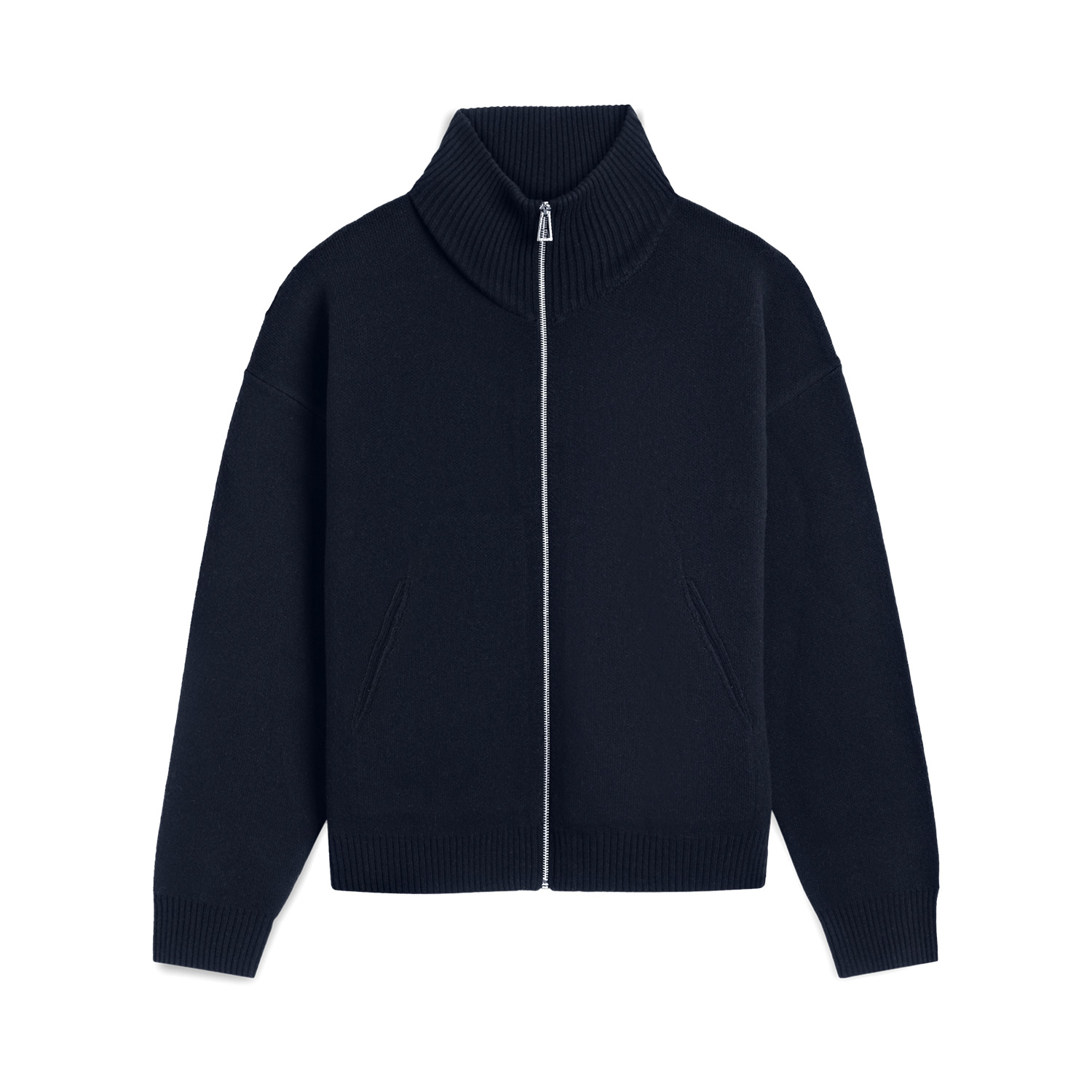 Stand-Up Collar Custom Logo Winter Sweater Fashion Casual Mens Knitted Cardigan