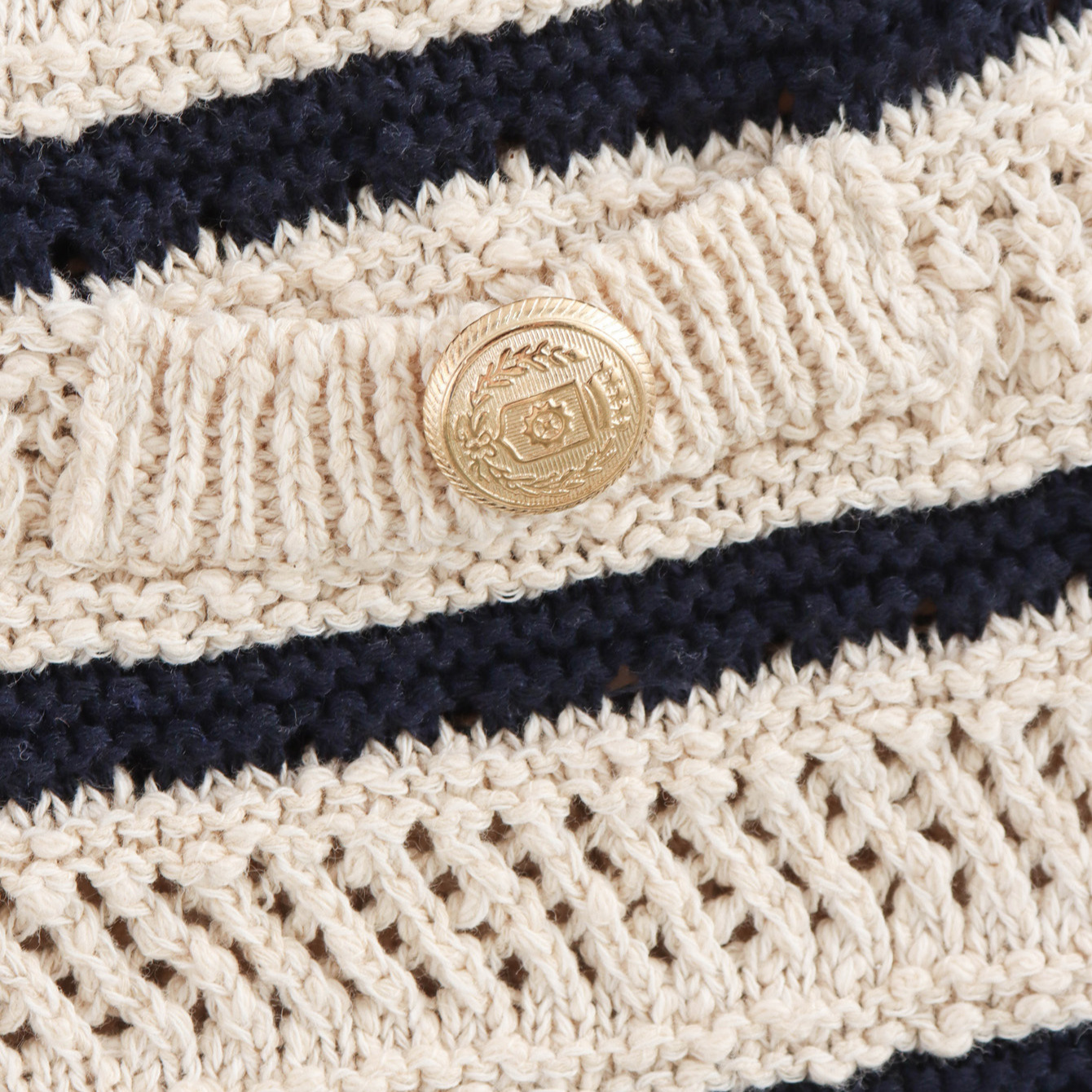 2025 Hot Summer New Casual Striped Women Button Decoration Short Length Knitted Vest Top Sweater Cardigans
