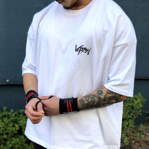 Unisex Nice Youpin Oversized T-Shirt Custom High Quality Heavyweight Gym Apparel with Solid Pattern and Comfortable Neck