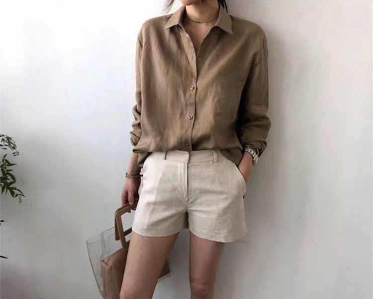 Linen Women Shirt View 6