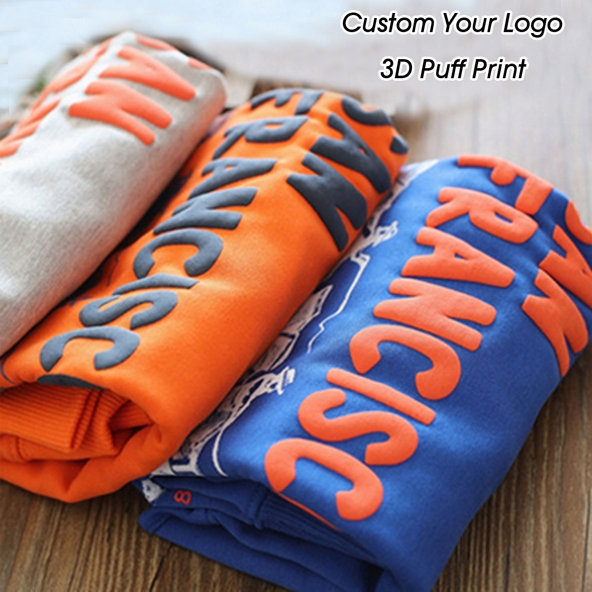 Customized 3D Embroidered Hoodies Wholesale Winter Hoodies For Blank Sweatshirts Chenille Embroidered Couple's Hoodies