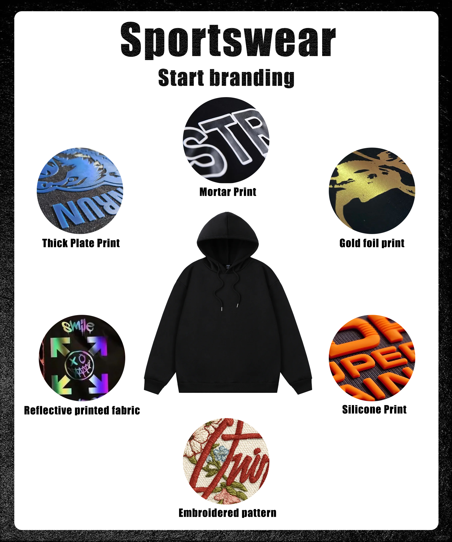 Custom Hoodie High Quality Fleece Manufacturer Unisex Long Sleeve Fitness Loose Sweatshirts Hoodies Best Selling for Men