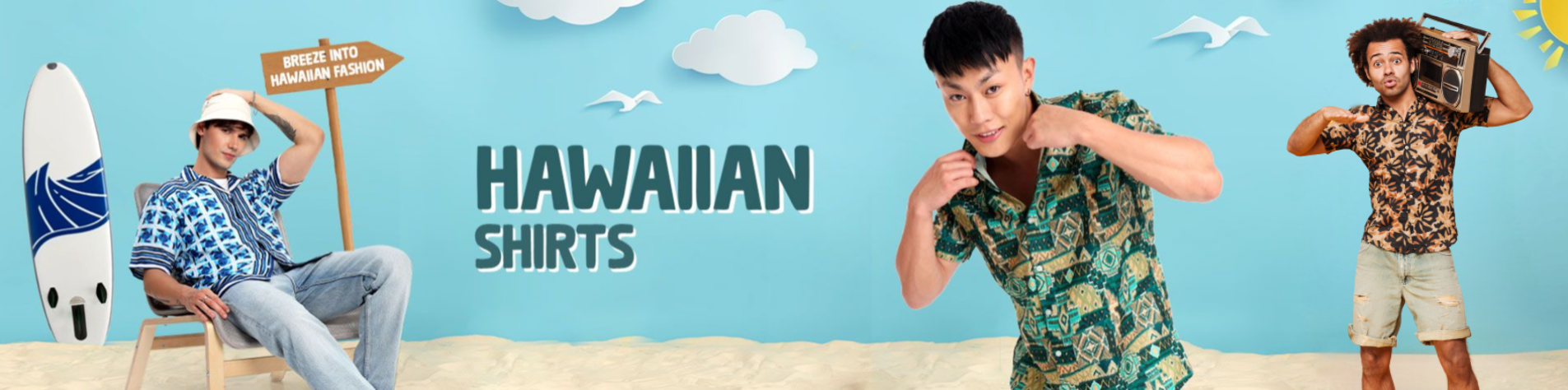 Ladies Aloha Shirts Banner