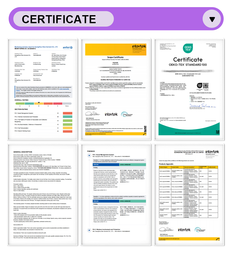 Certifications