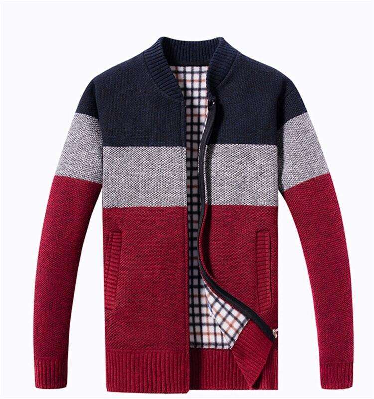 High Quality Cardigan Wholesale Korean Version of Loose Trend Youth Color Sweater Cardigan Winter Cardigan