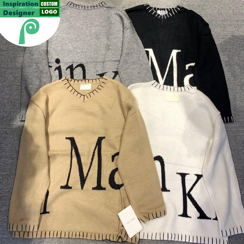 Reputable Suppliers Provide Chinese Ins Shirts Sweaters Casual Elegant Women's Apparel 100% Cotton Knitted Buy Bulk Via Online