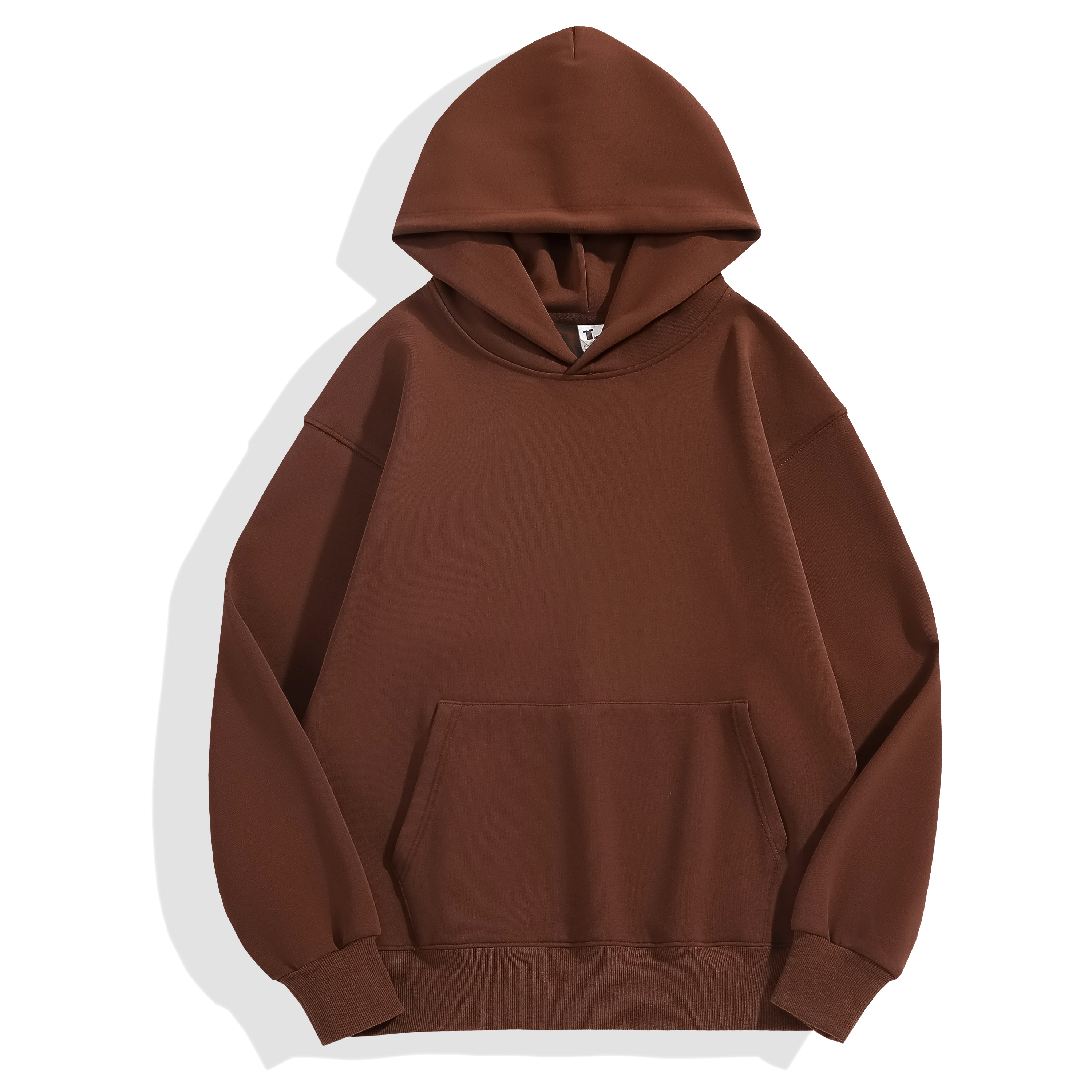 Custom for 3D Embroidery Eco-Friendly Hoodie Sudadera Thick 500GSM Fleece Cotton Oversized High Quality Plain Unisex