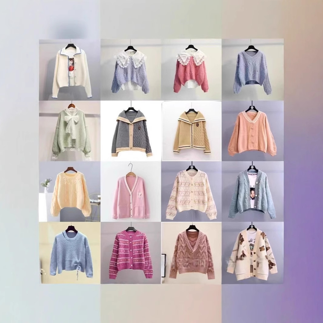 Women's Knitted Mohair Wool Liner Halter Lace Sweater Cardigan Coat Spring Autumn 2025 New Fashion Versatile Long Sleeve