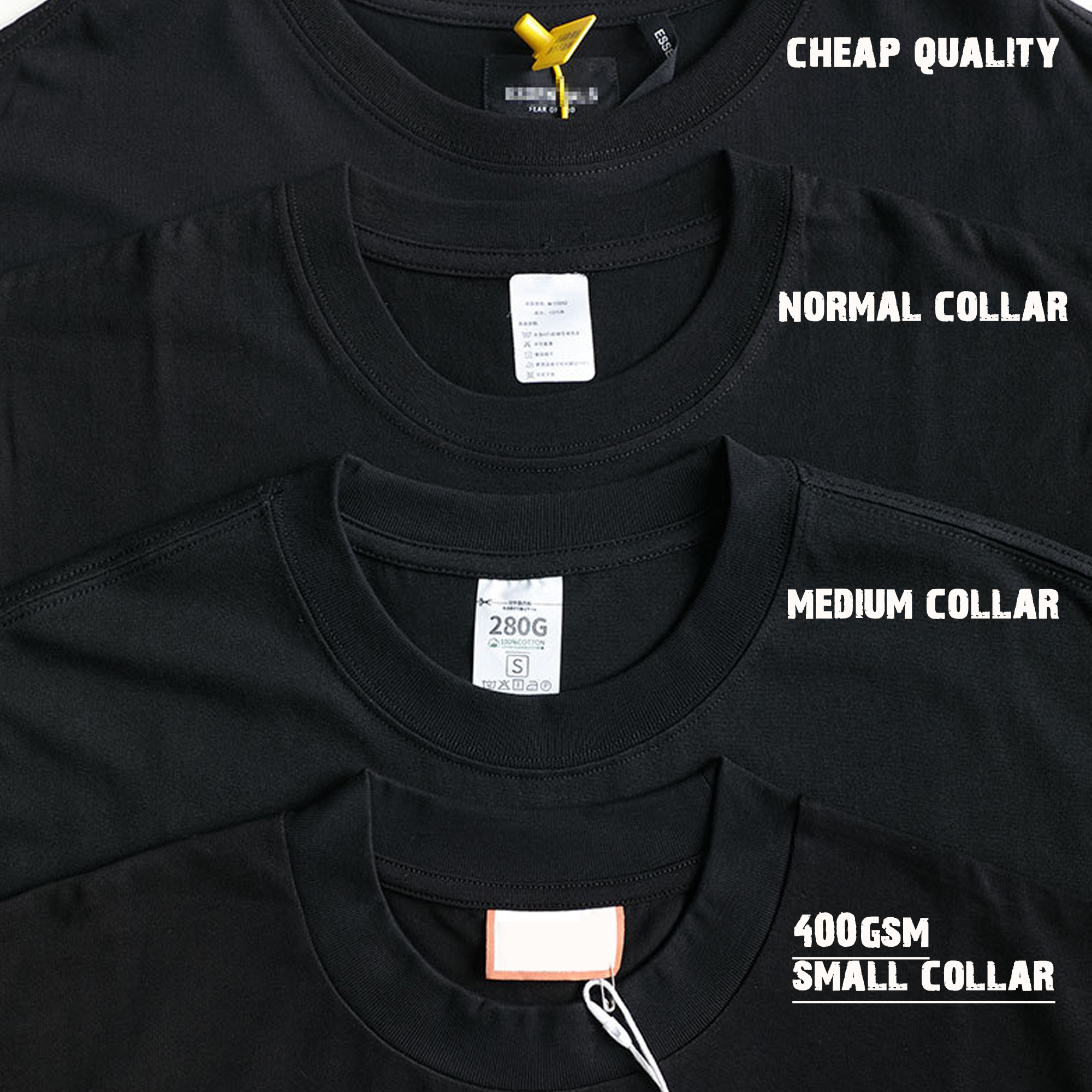 400 Gsm Heavyweight 100% T-shirt Blank Custom Heavy Cotton Shirt Drop Shoulder Streetwear T Shirts