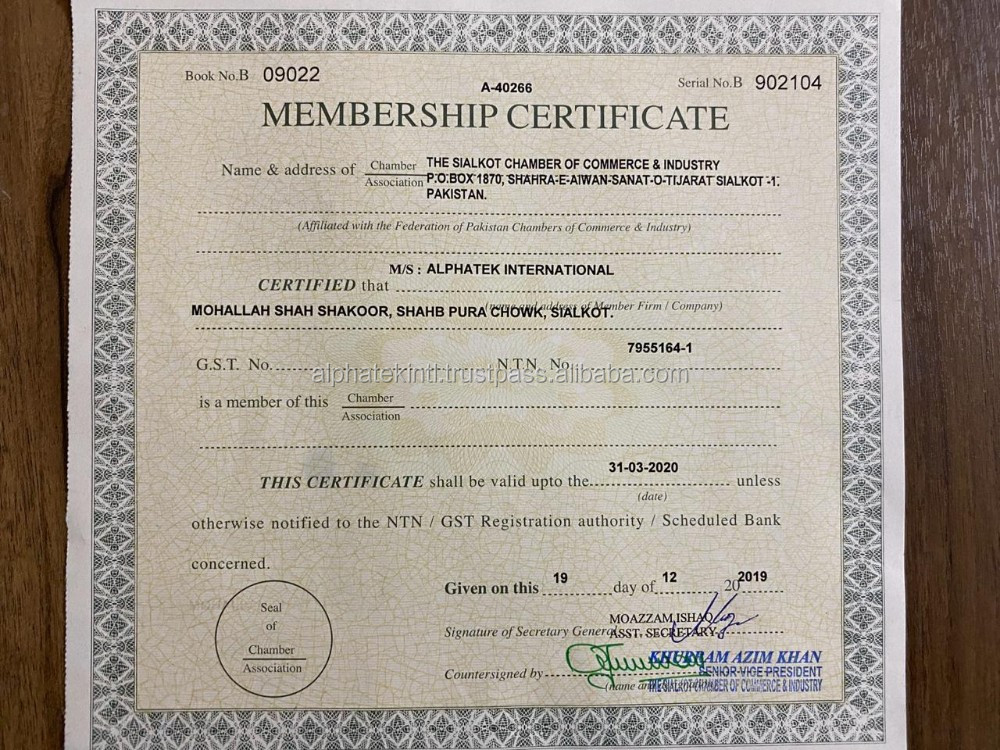 Certifications Show
