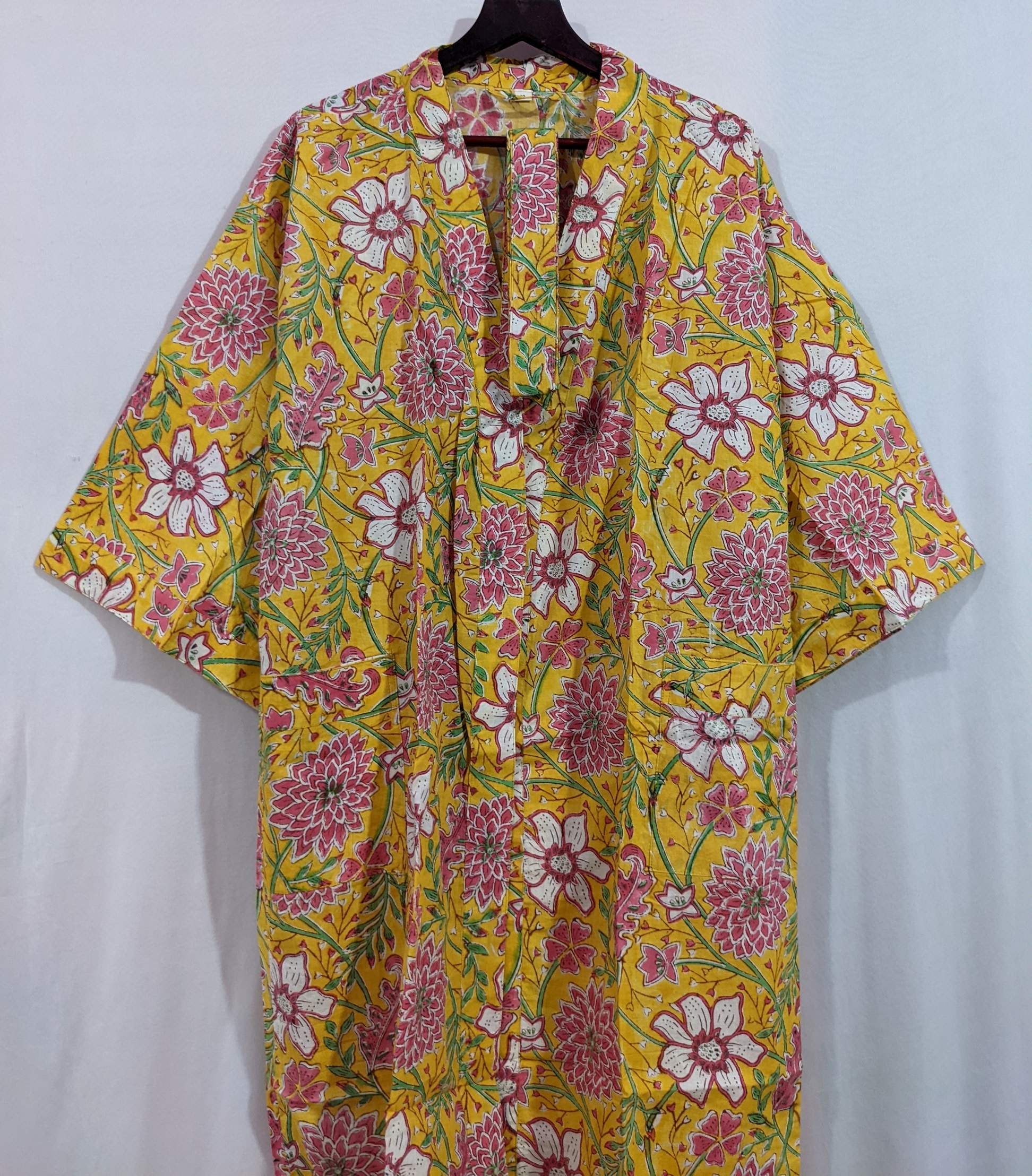 Boho Streetwear Long Sleeve Maxi Dress with Natural Waistline Floral Print Design