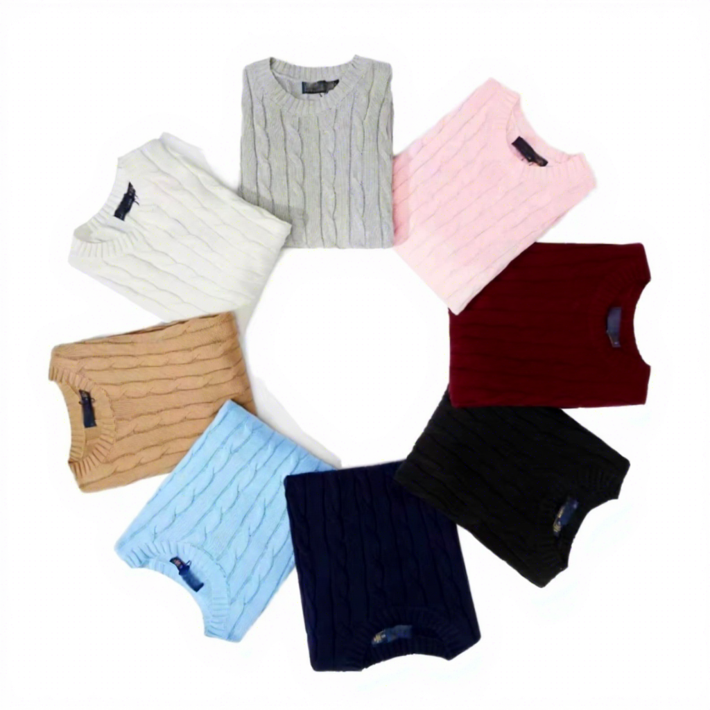 Men's Wool / Viscose Winter Long Sleeve Sweater Comfortable Breathable Plus Size Jacquard Logo Print Decorations.